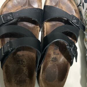 Birkenstock Black Sandals with Adjustable Straps